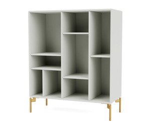 Compile Shelf, Nordic, Brass Legs