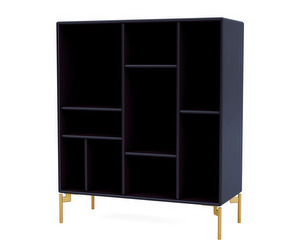 Compile Shelf, Shadow, Brass Legs