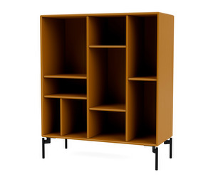 Compile Shelf, Amber, Black Legs