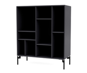 Compile Shelf, Antharcite, Black Legs
