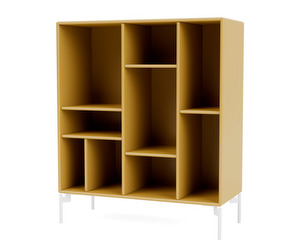 Compile Shelf, Cumin, White Legs