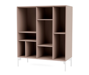Compile Shelf, Mushroom, White Legs