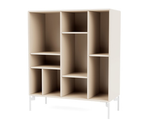 Compile Shelf, Oat, White Legs