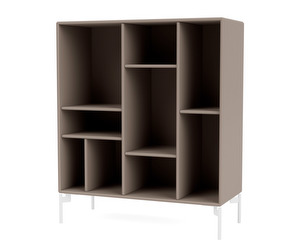 Compile Shelf, Truffle, White Legs