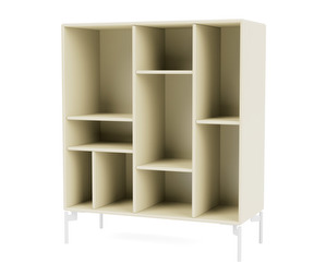 Compile Shelf, Vanilla, White Legs