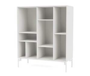 Compile Shelf, White, White Legs