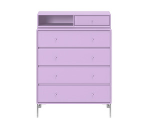 Keep Chest of Drawers, Iris, Chrome Legs