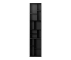 Loom Bookshelf, Black, Plinth 3 cm
