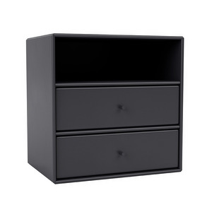 Montana Mini 1006 Chest of Drawers, Anthracite, 35 x 35 cm