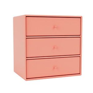 Montana Mini 1007 Chest of Drawers, Rhubarb