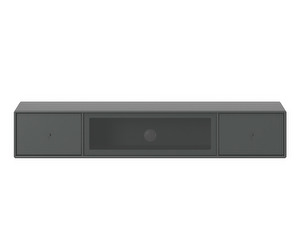 Octave II TV & Sound Bench, Anthracite, Wall-Mounted