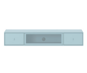 Octave II TV & Sound Bench, Flint, Wall-Mounted