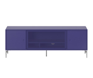 Octave III TV Table, Monarch, Chrome Legs