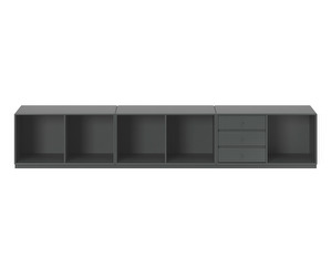 Rest Bench, Anthracite, Plinth 3 cm