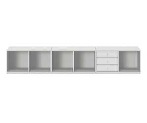 Rest Bench, New White, Plinth 3 cm