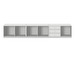 Rest Bench, New White, Plinth 3 cm
