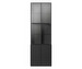 Rise Vitrine, Black, Plinth 3 cm