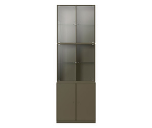 Rise Vitrine, Oregano, Plinth 3 cm