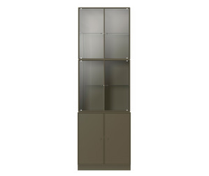 Rise Vitrine, Oregano, Plinth 7 cm