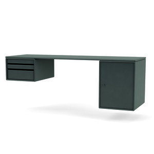 Workshop-työpöytä, black jade, 47 x 141 cm