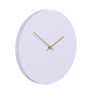 Kiekko Clock, Lavender Velvet / Gold, ⌀ 27 cm