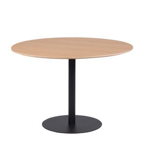 Koti-ruokapöytä, tammi/musta, ø100 cm Koti-ruokapöytä, tammi/musta, ø100 cm