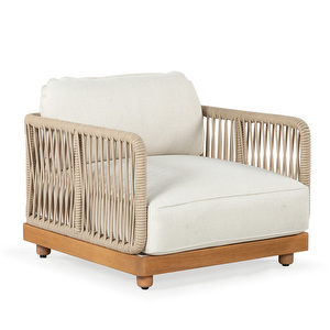 Boga-nojatuoli, beige / akaasia