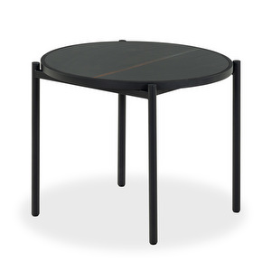 Caro-sohvapöytä, musta, ⌀ 50 cm