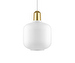 Amp Pendant Lamp, White/Brass
