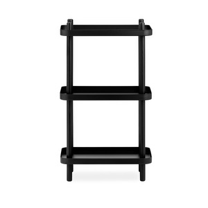 Block-hylly, 50 x 87 cm, musta