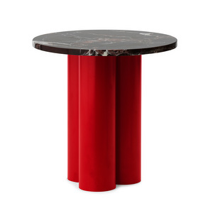 Dit-pöytä, red/Rosso levanto, ø 40 cm