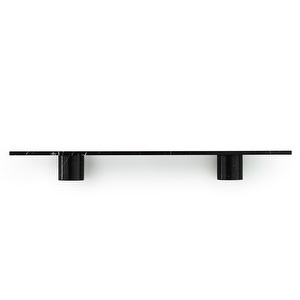 Sten-hylly, musta marmori, L 120 cm