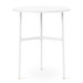 Union-baaripöytä, white, ⌀ 80 cm
