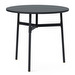 Union-ruokapöytä, black, ⌀ 80 cm