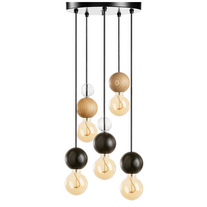 QUU Chandelier L -kattokruunu, black