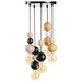 QUU Chandelier Maxi L -kattokruunu, rosa