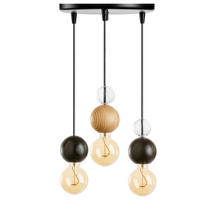 QUU Chandelier S -kattokruunu, black