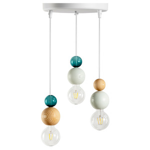 QUU Chandelier S -kattokruunu, light green