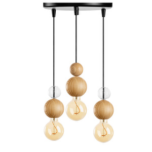 QUU Chandelier S -kattokruunu, natural