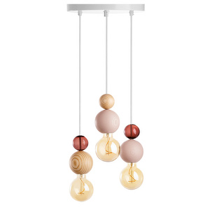 QUU Chandelier S -kattokruunu, rosa