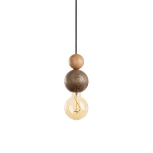 QUU Single M -riippuvalaisin, walnut