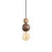QUU Single M -riippuvalaisin, walnut