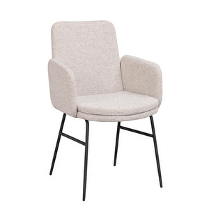 Conklin-tuoli käsinojilla, vaaleanbeige / musta