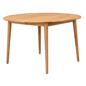 Tyler -jatkettava ruokapöytä, tammi, Ø 120/165 cm