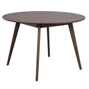 Yumi-ruokapöytä, ruskea tammi, ø 115 cm