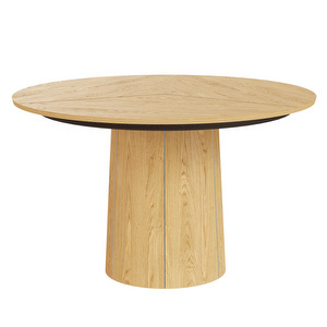 #33 -jatkettava ruokapöytä, lakattu tammiviilu, ø 123/149 cm #33 -jatkettava ruokapöytä, lakattu tammiviilu, ø 123/149 cm