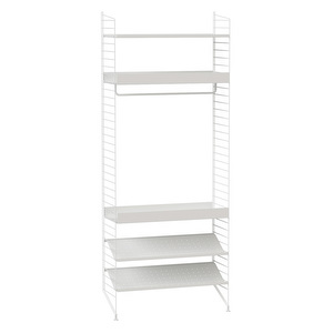 String System Shelf Unit, White, 78 x 200 cm
