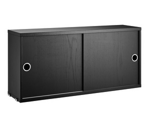 String System Cabinet, Black