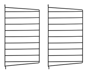 String System -seinäsivupaneelit, musta, 50 x 30 cm String System -seinäsivupaneelit, musta, 50 x 30 cm