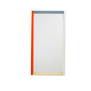 Colour Frame -peili, blue/orange, 91 x 48 cm